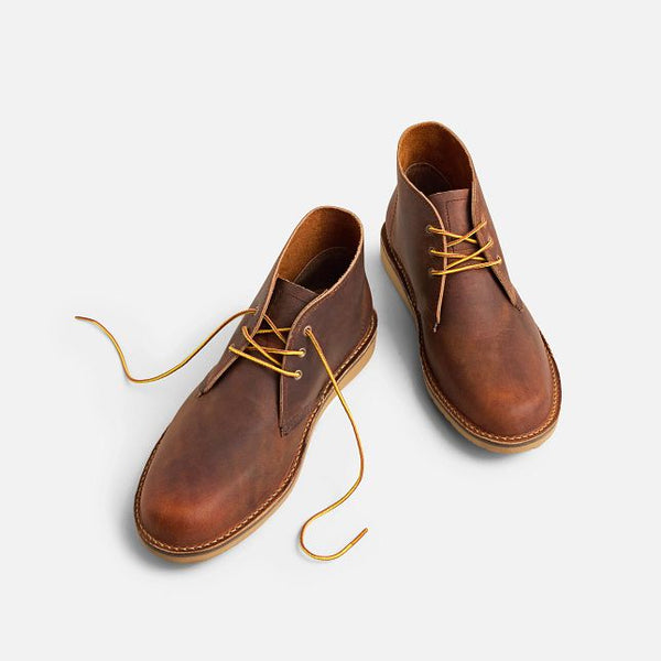 Red Wing Men's Weekender Chukka Rough & Tough Leather, Copper