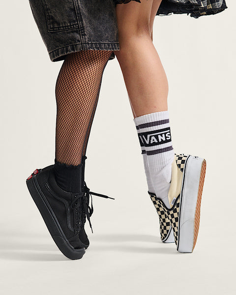 Vans Women's UA Classic Slip-On Stackform, checkerboard