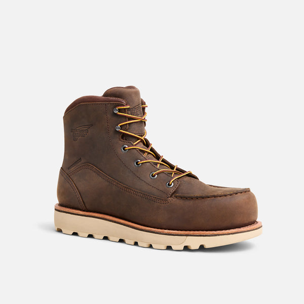 Red Wing Traction Tred Lite
Men's 6-inch Waterproof Safety Toe Boot, Chestnut