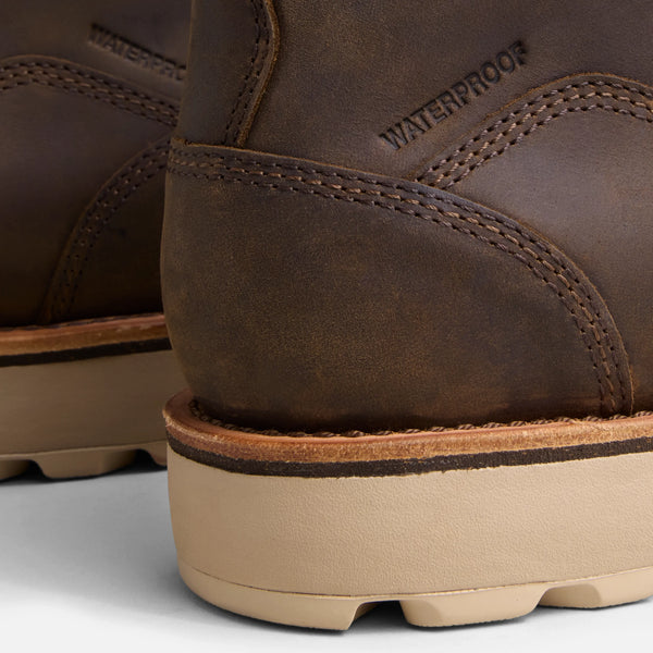Red Wing Traction Tred Lite
Men's 6-inch Waterproof Safety Toe Boot, Chestnut