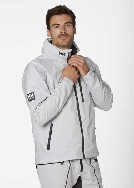 Helly Hansen Crew Hooded Jacket Grey Fog