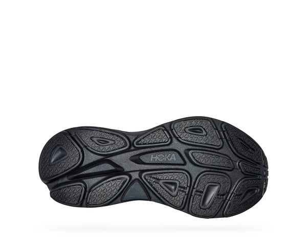Hoka Mens Bondi 8 Black Black Extra Wide 4E